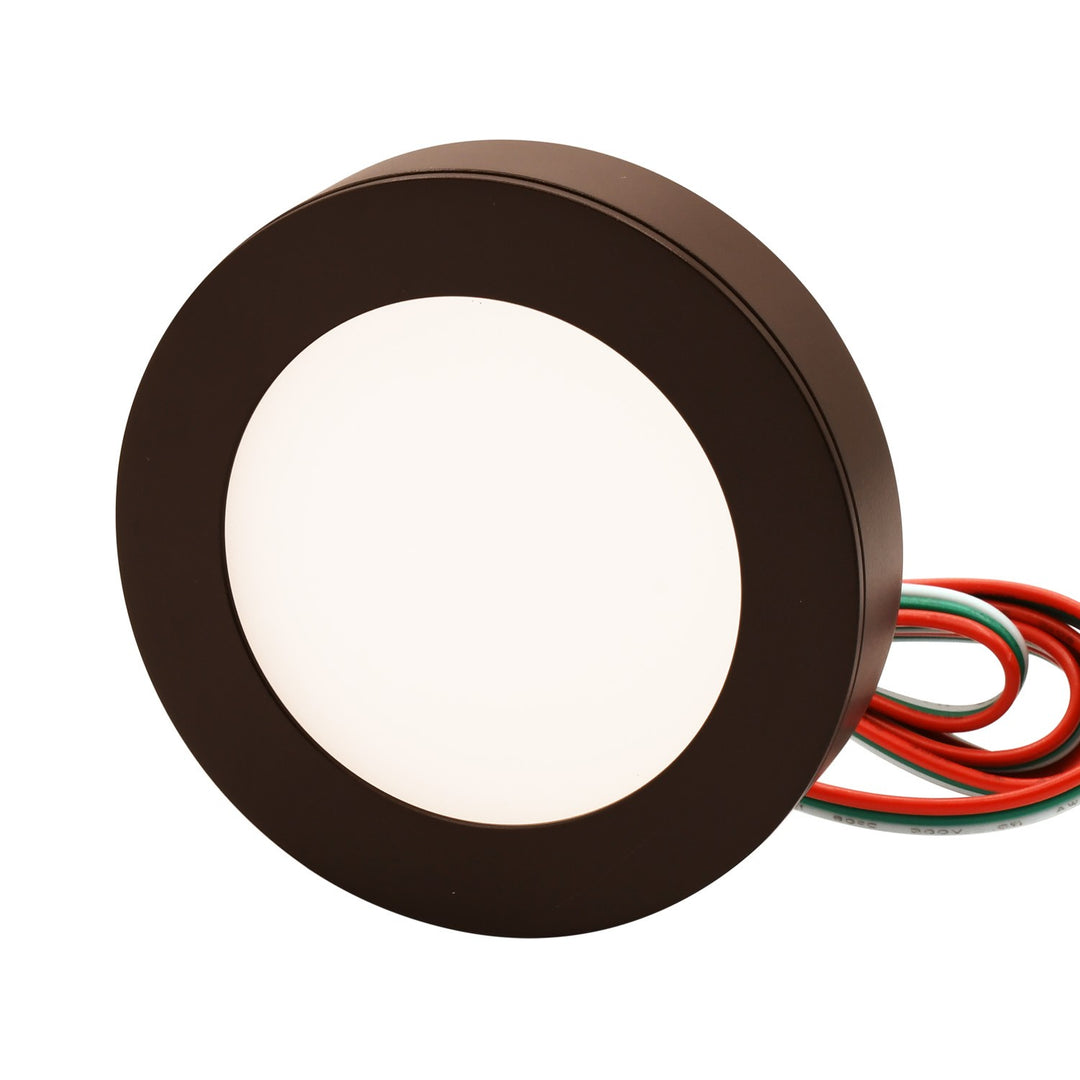 Gm Lighting CHPL-BZ  Led Puck Decor Bronze / Dark