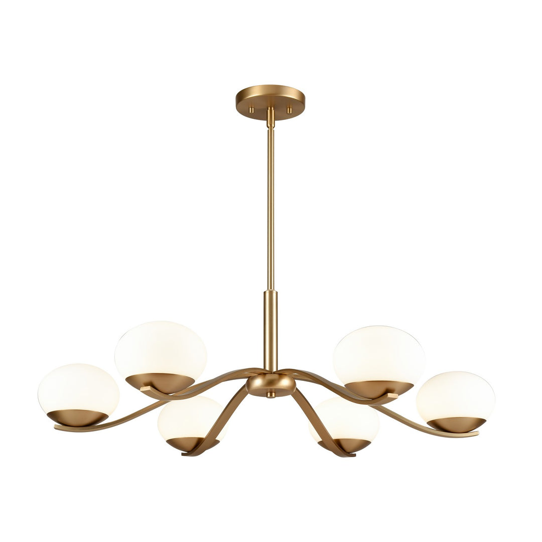 Elk Wallace 81737/LED Chandelier Light - Brushed Gold
