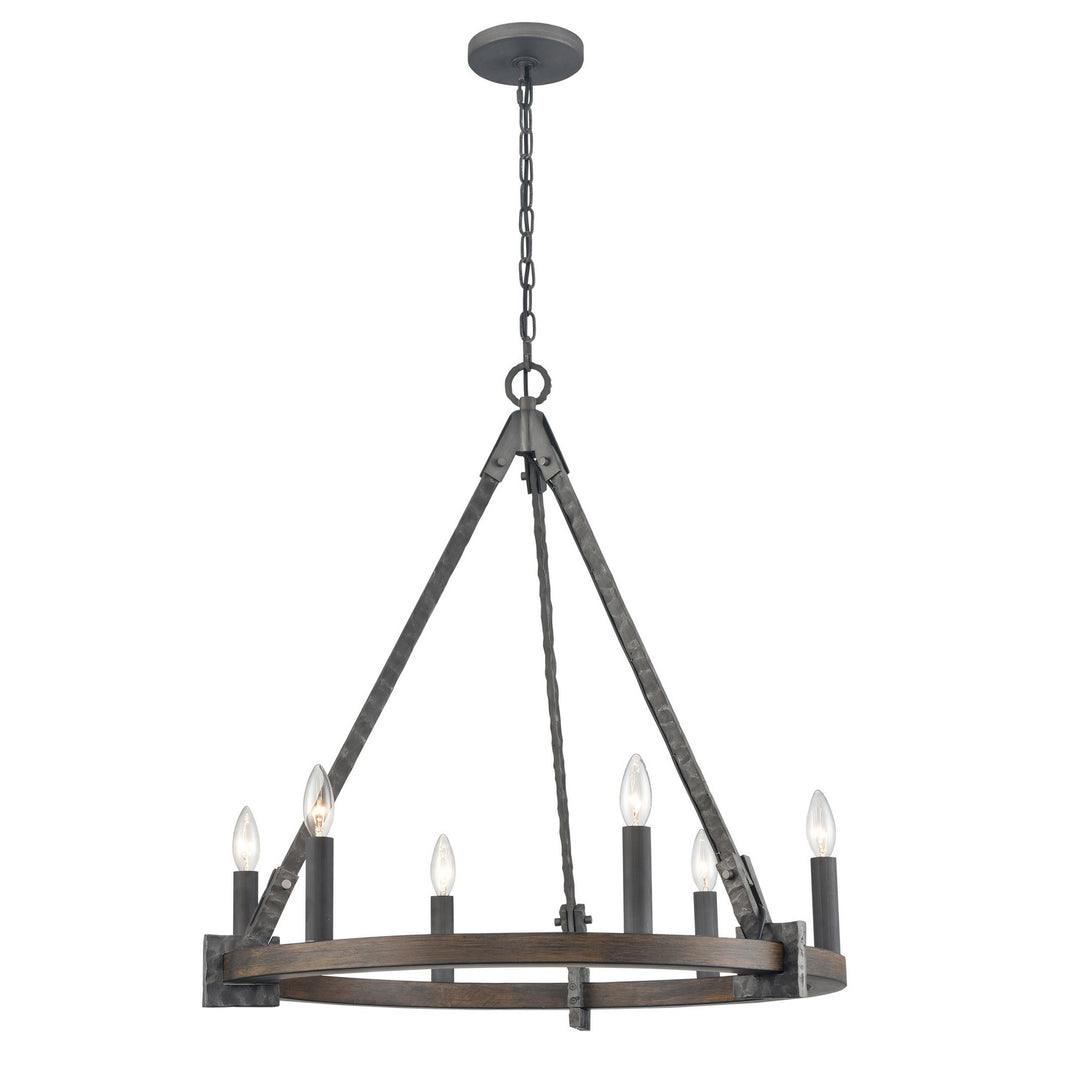 Elk Harwell 82286/6 Chandelier Light - Antique Millwood