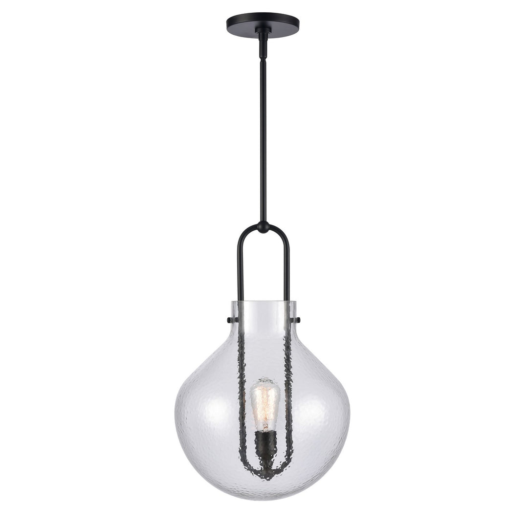Elk Monica 82303/1 Pendant Light - Matte Black