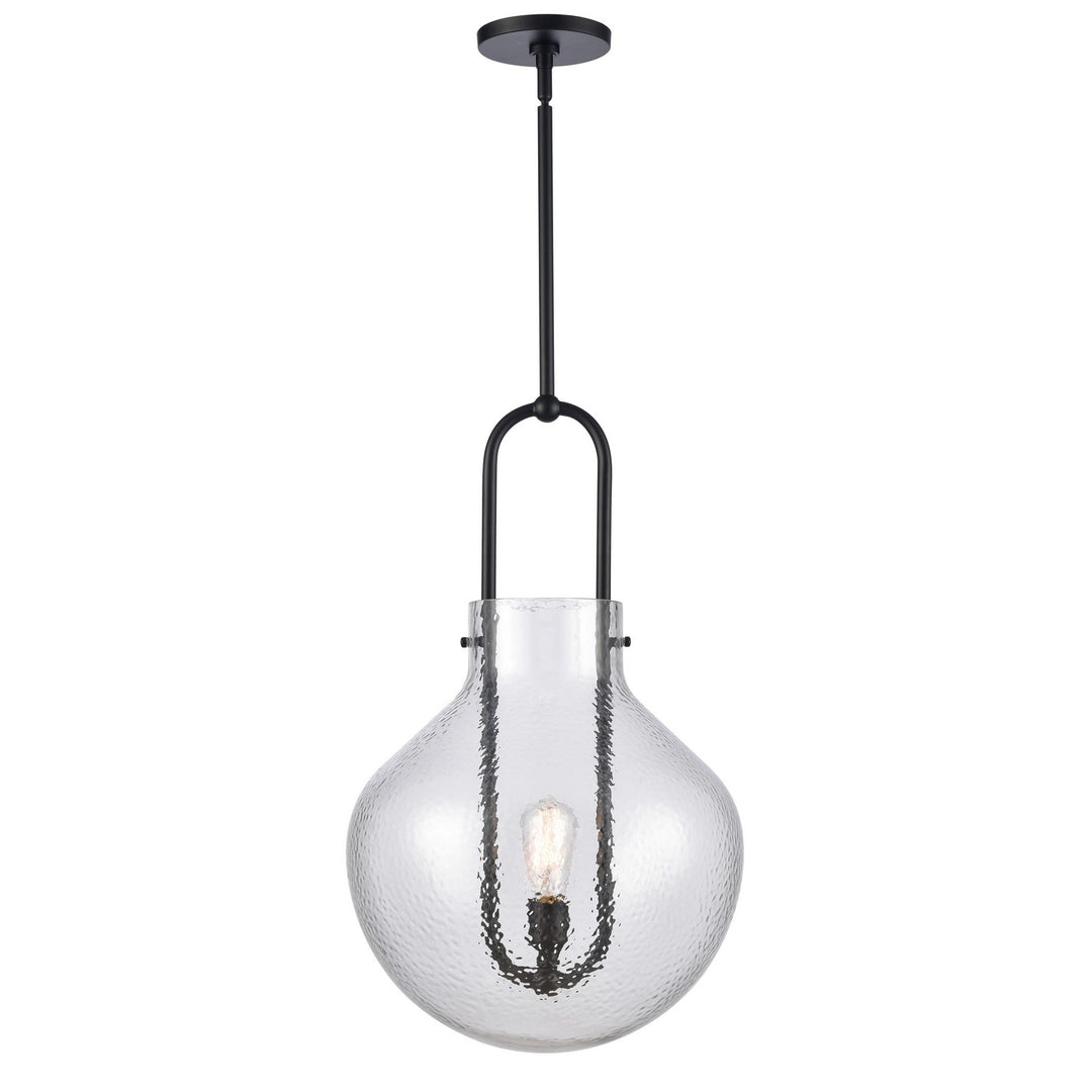 Elk Monica 82304/1 Pendant Light - Matte Black