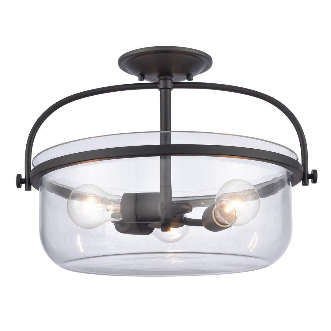 Elk Wentworth 89443/3 Ceiling Light - Matte Black