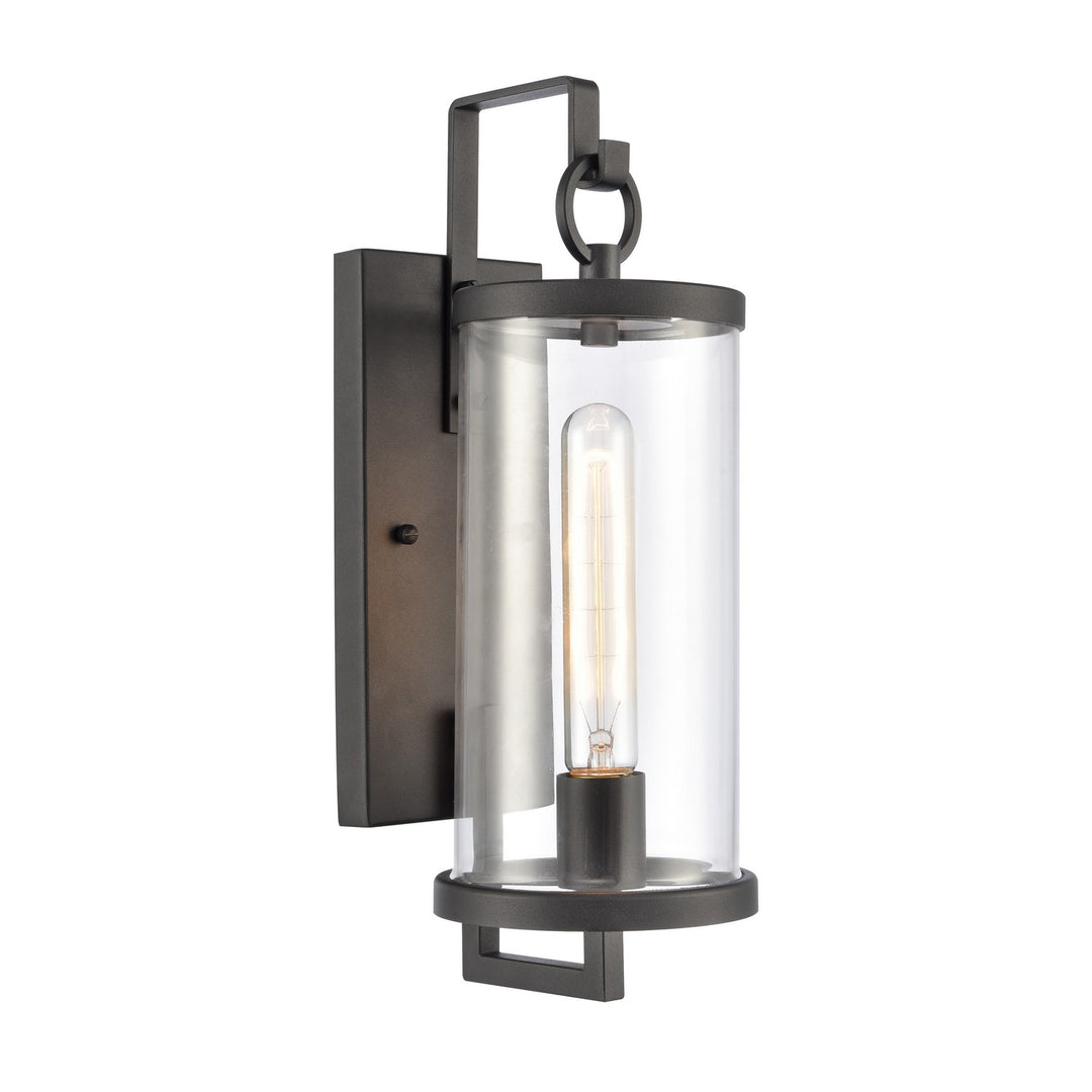 Elk Lighting 89490/1  Hopkins Outdoor Charcoal Black