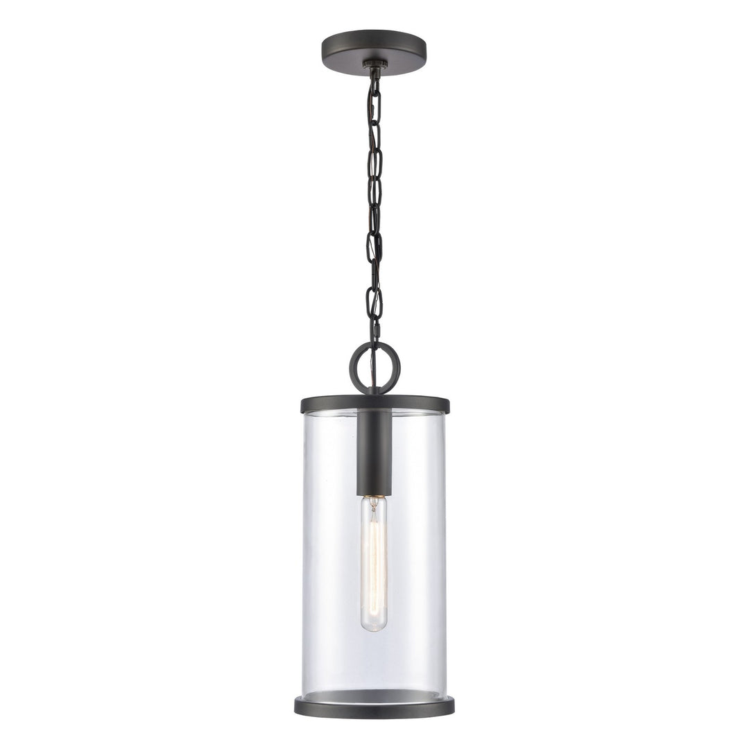 Elk Lighting 89495/1  Hopkins Outdoor Charcoal Black