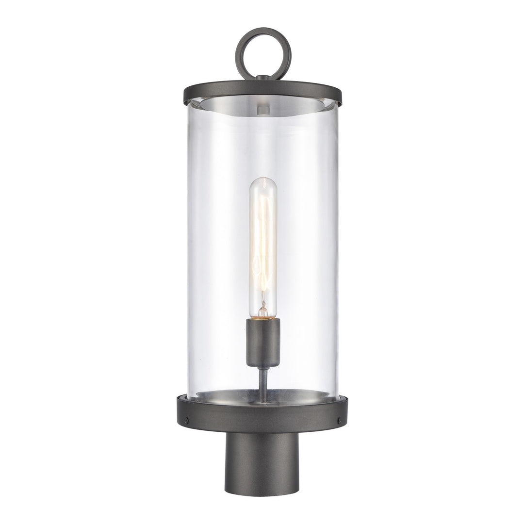 Elk Lighting 89496/1  Hopkins Outdoor Charcoal Black