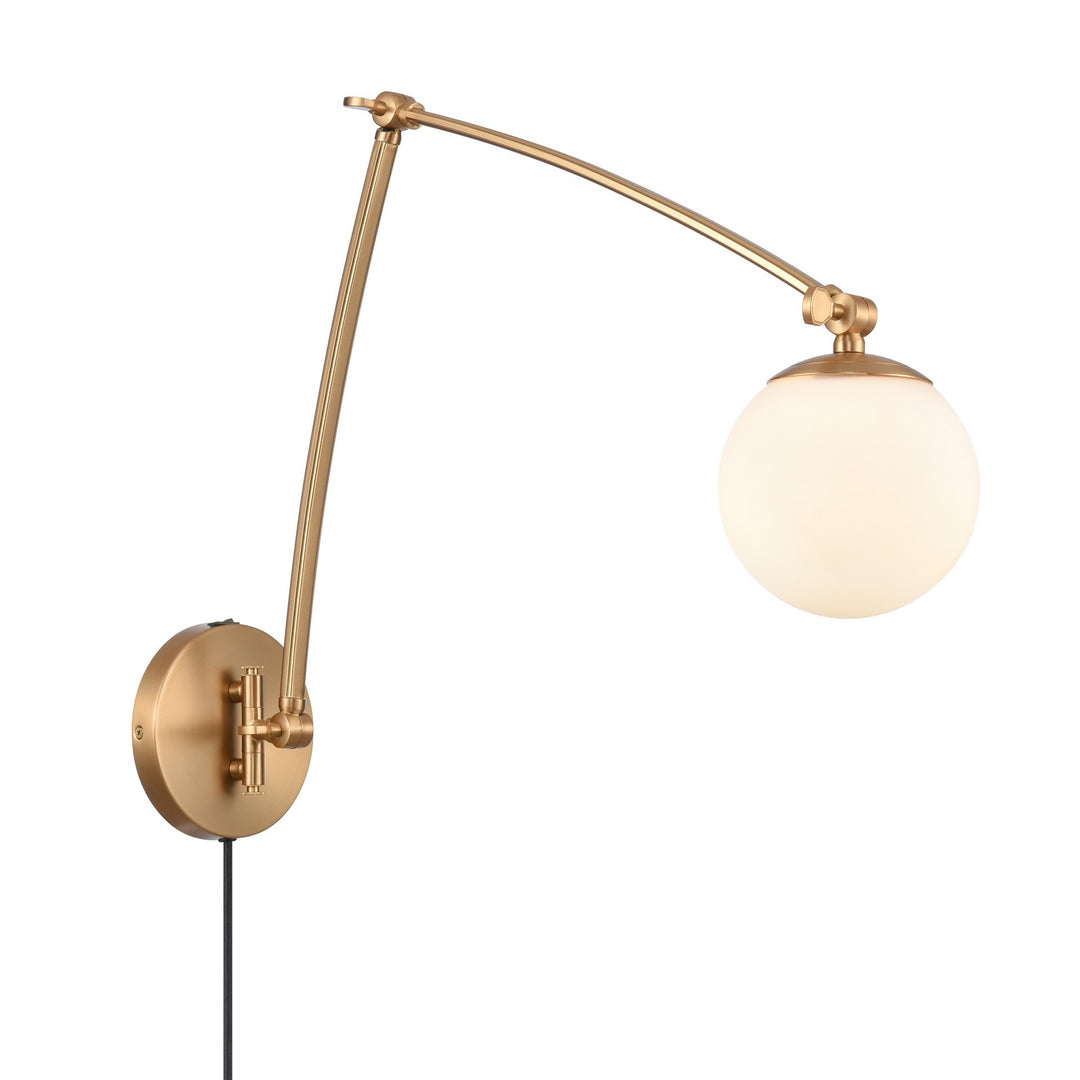 Elk Lighting 89675/1  Caroline Lamp Brushed Gold