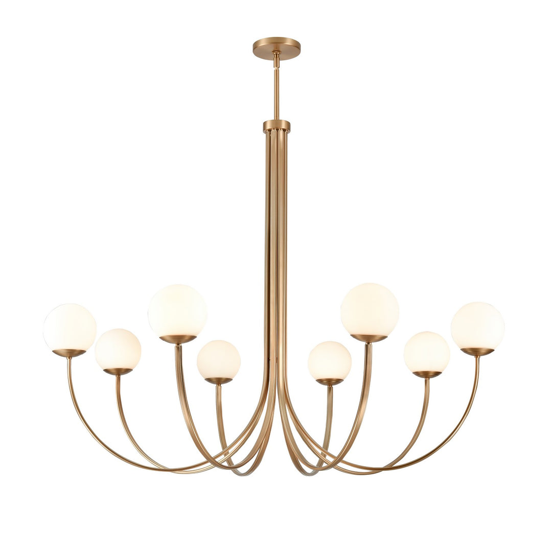 Elk Caroline 89679/8 Chandelier Light - Brushed Gold
