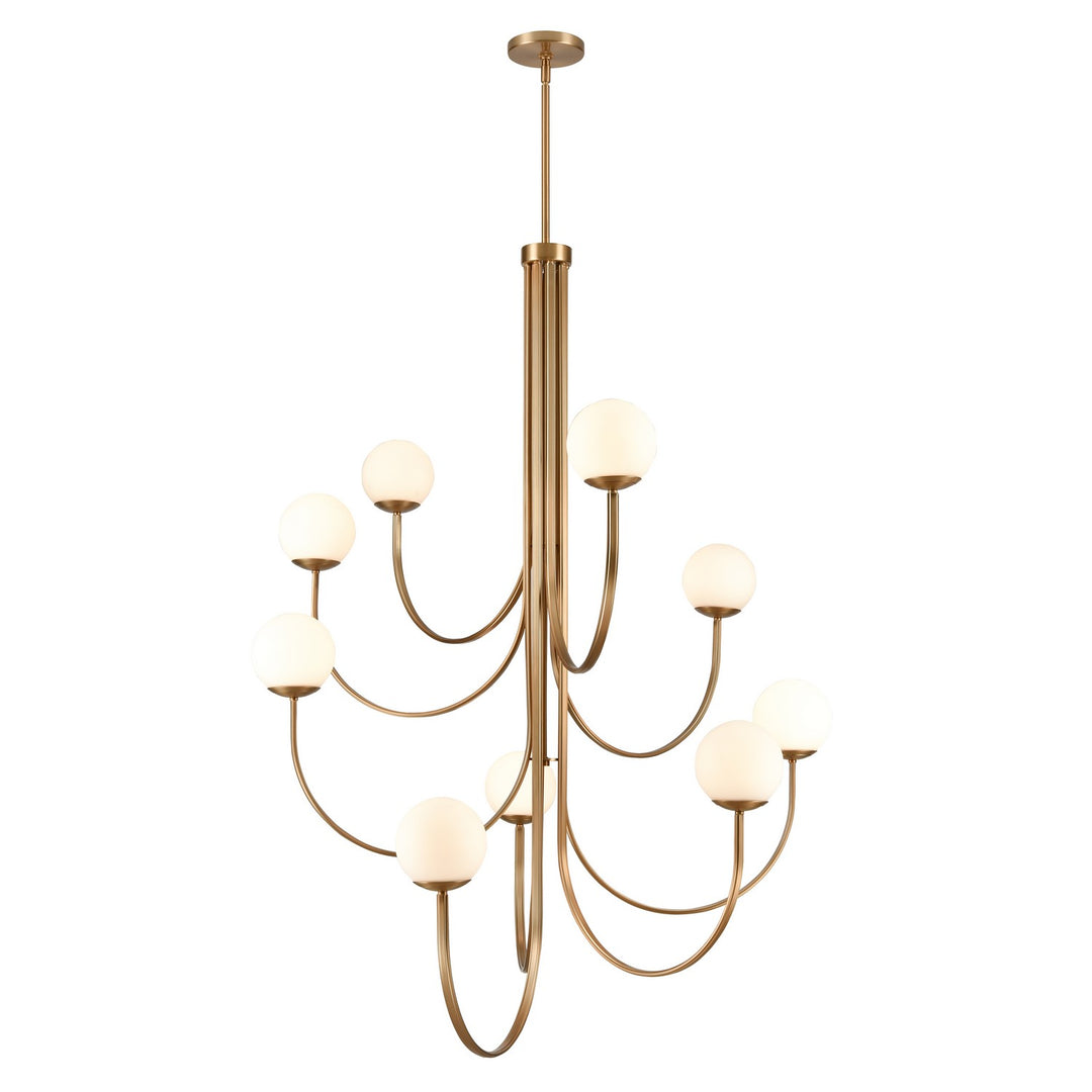 Elk Caroline 89681/9 Chandelier Light - Brushed Gold
