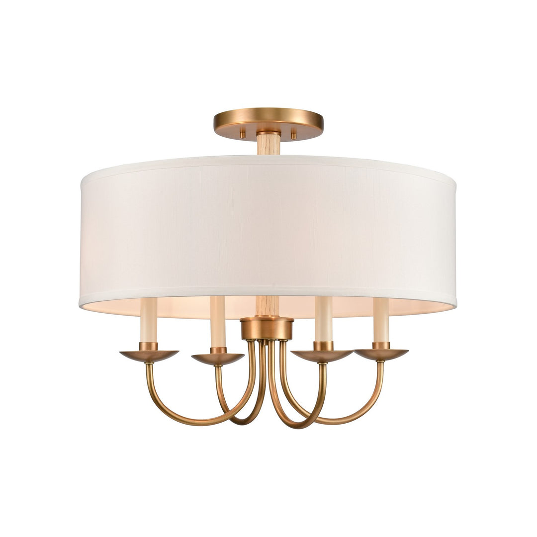 Elk Neville 89714/4 Ceiling Light - Natural Brass