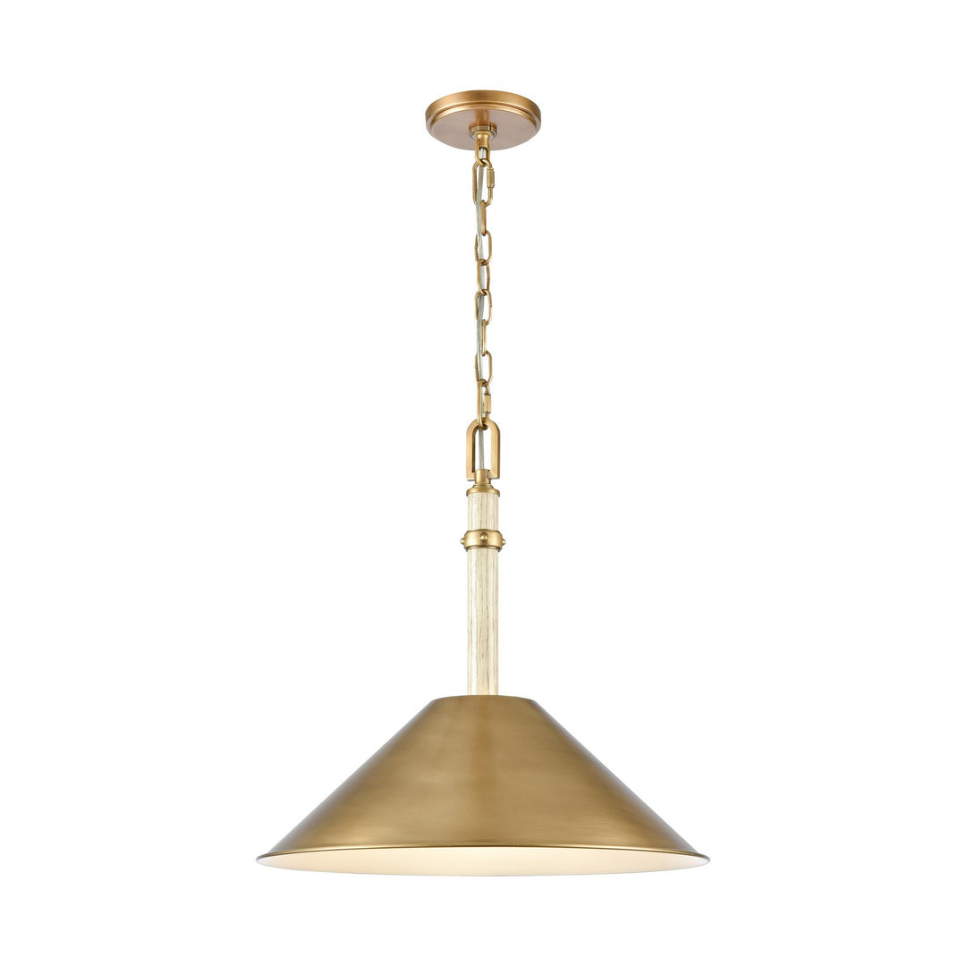 Elk Neville 89715/1 Pendant Light - Natural Brass