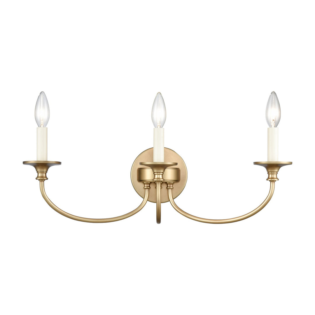 Elk Cecil 89722/3 Bath Vanity Light 22 in. wide - Natural Brass