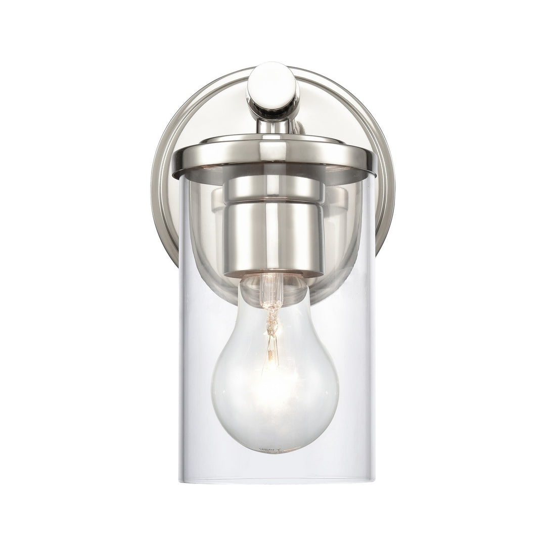 Elk Burrow 89850/1 Wall Sconce Light - Polished Nickel