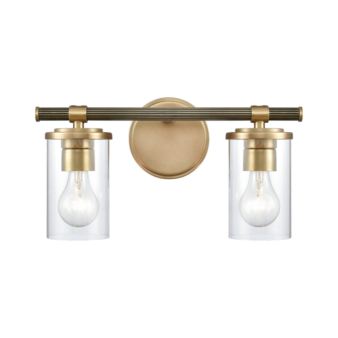 Elk Burrow 89861/2 Bath Vanity Light 15 in. wide - Natural Brass