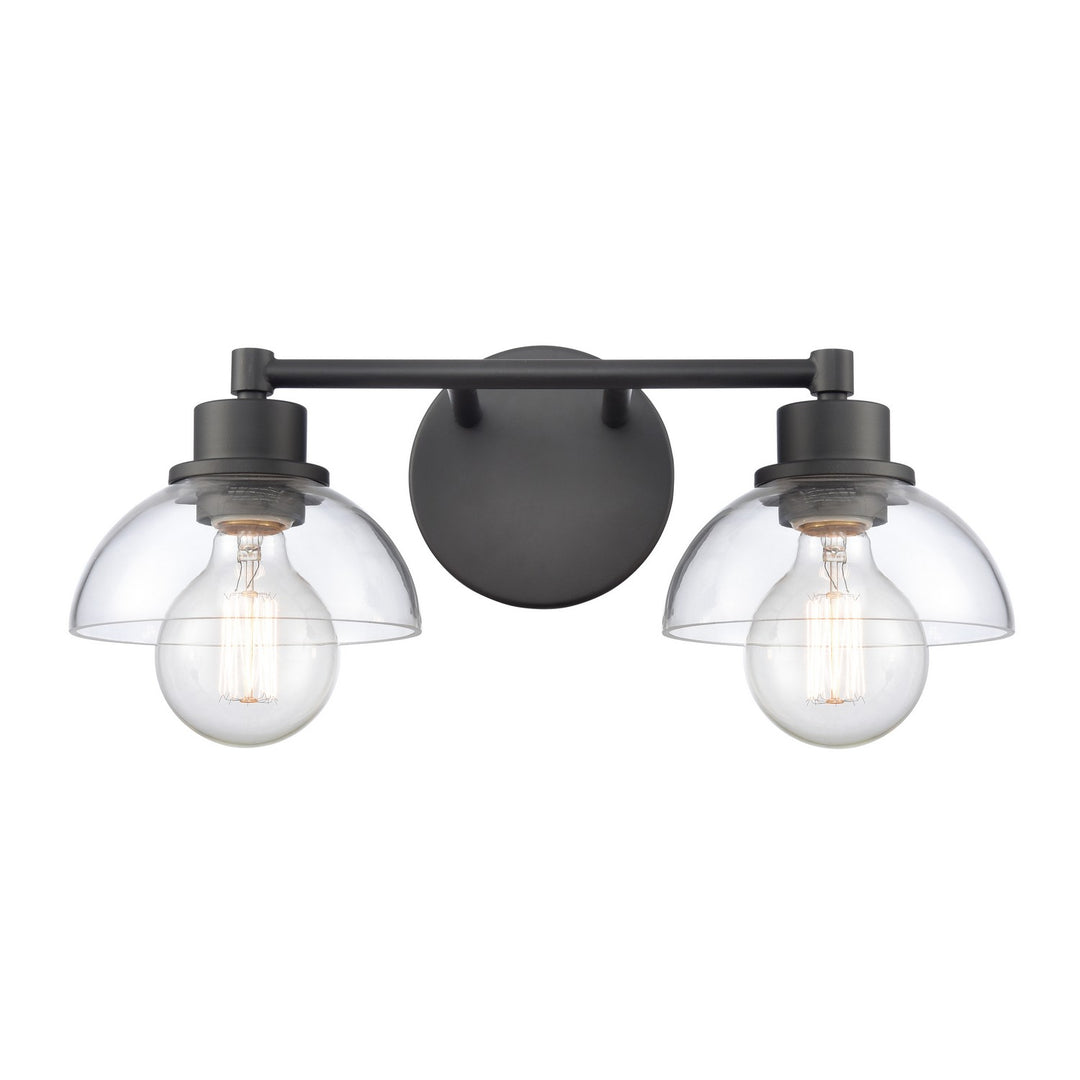 Elk Julian 89901/2 Bath Vanity Light 16 in. wide - Matte Black