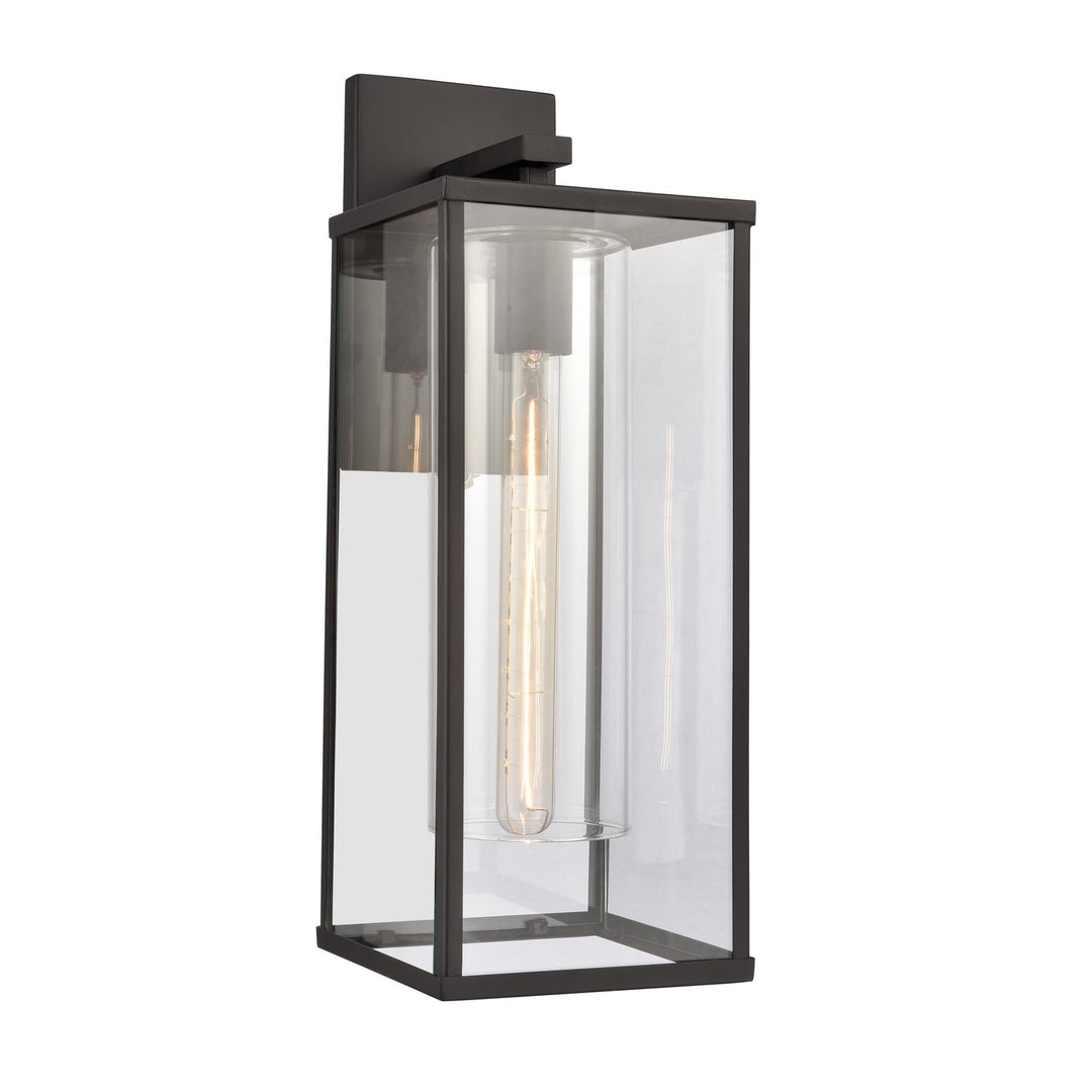 Elk Lighting 90012/1  Augusta Outdoor Matte Black