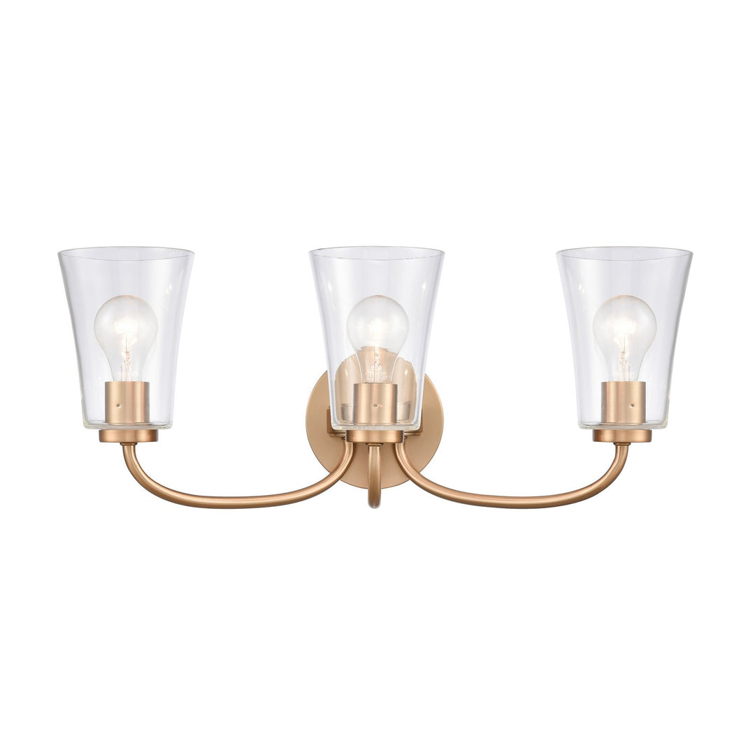 Elk Emily EC89264/3 Bath Vanity Light 23 in. wide - Brushed Gold