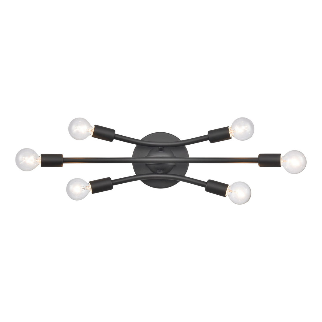 Elk Xavier EC89265/6 Bath Vanity Light 20 in. wide - Matte Black