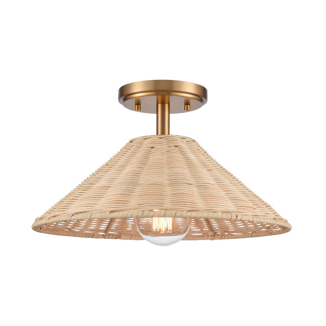 Elk Rydell EC89754/1 Ceiling Light - Brushed Gold