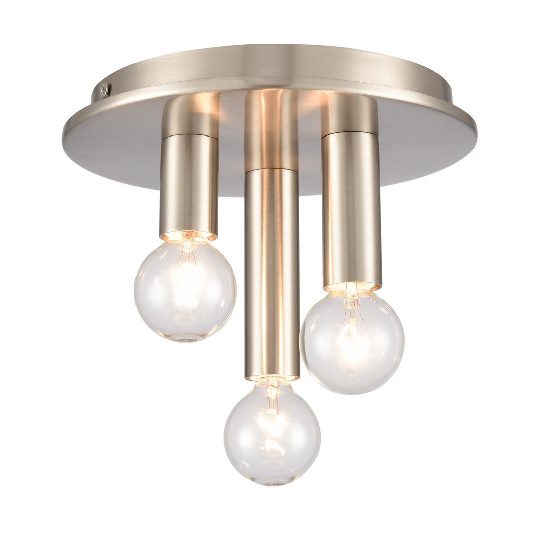Elk Pepper EC89843/3 Ceiling Light - Brushed Nickel