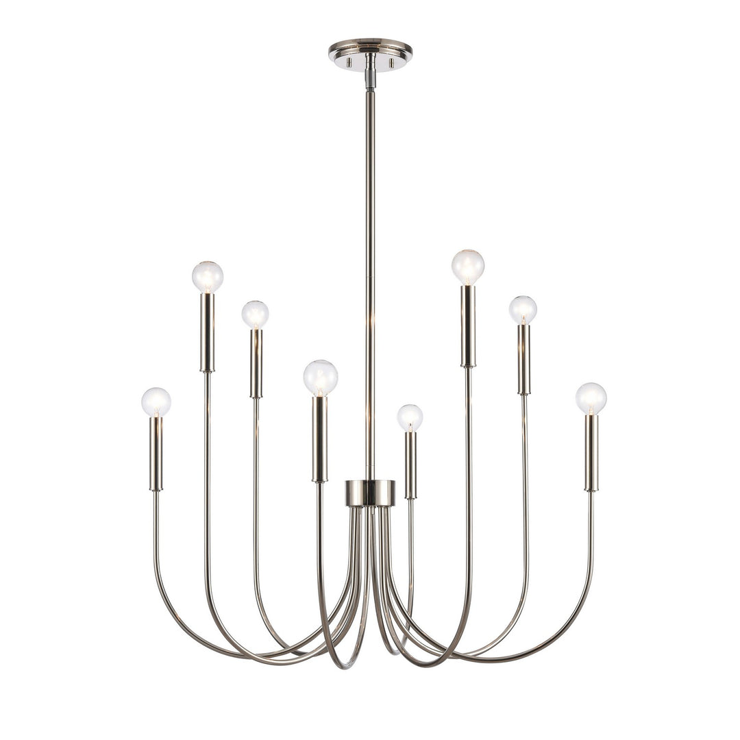 Elk Ulla EC89895/8 Chandelier Light - Polished Nickel