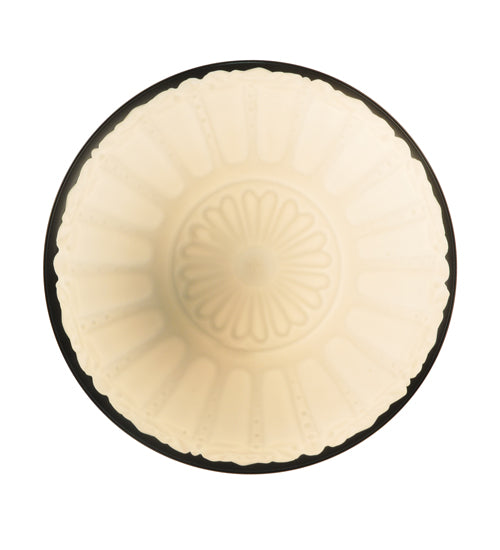 Meyda Tiffany White Puffy Rose 130633 Ceiling Light - Mahogany Bronze