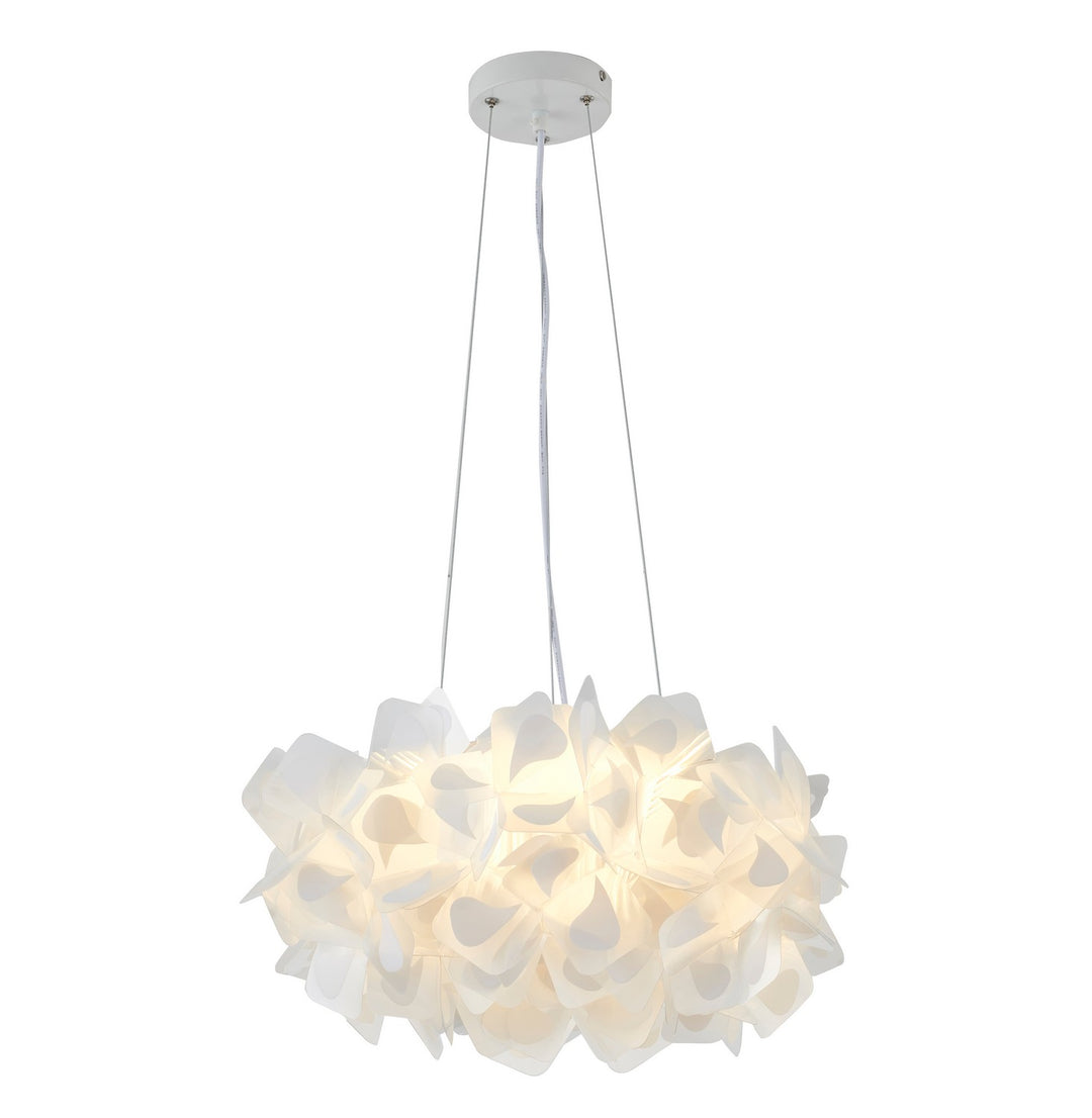 Bethel International DLS44C20CL-1 Chandelier Light - White
