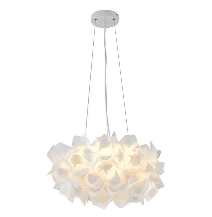 Bethel International DLS44C20CL-1 Chandelier Light - White