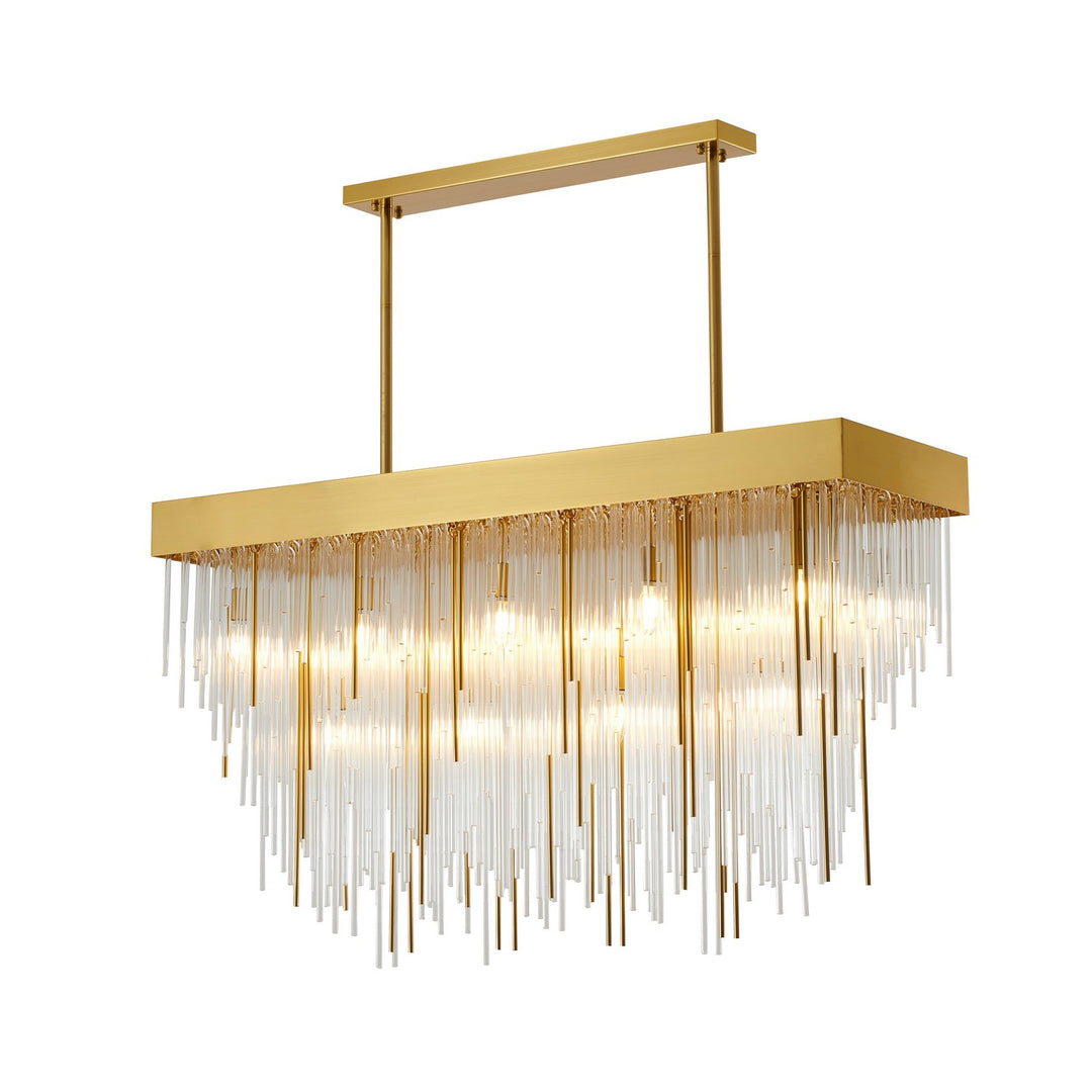 Bethel International LA57C48BR Pendant Light - Satin Brass