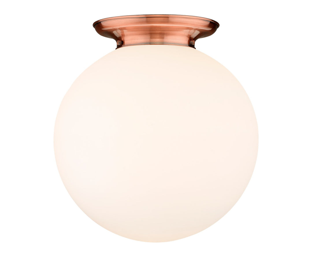 Innovations Essex 221-1F-AC-G201-18 Ceiling Light - Antique Copper