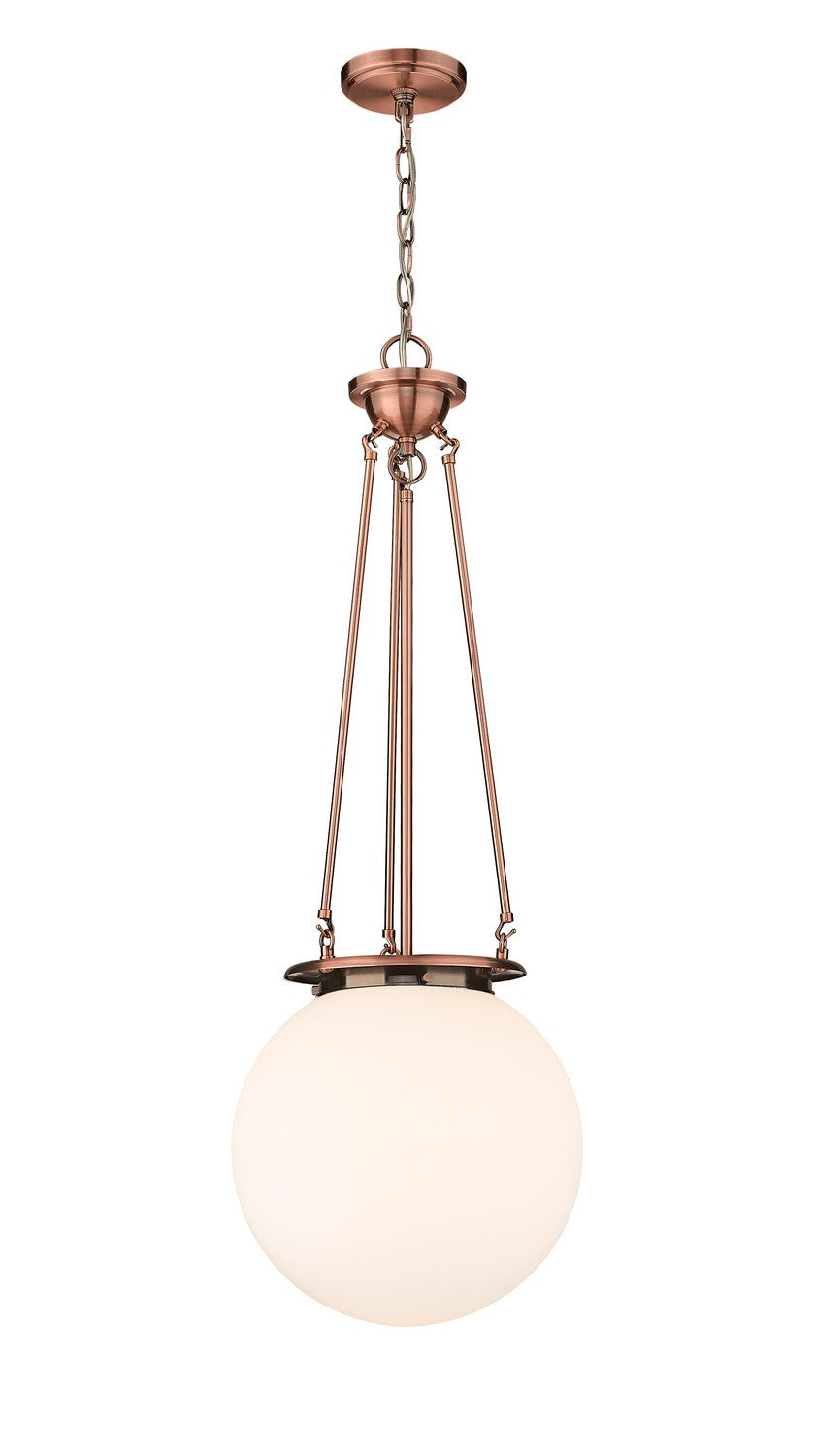 Innovations Essex 221-1P-AC-G201-14 Pendant Light - Antique Copper