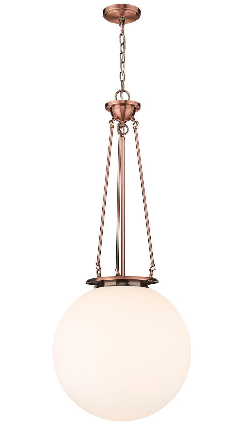 Innovations Essex 221-1P-AC-G201-18 Pendant Light - Antique Copper