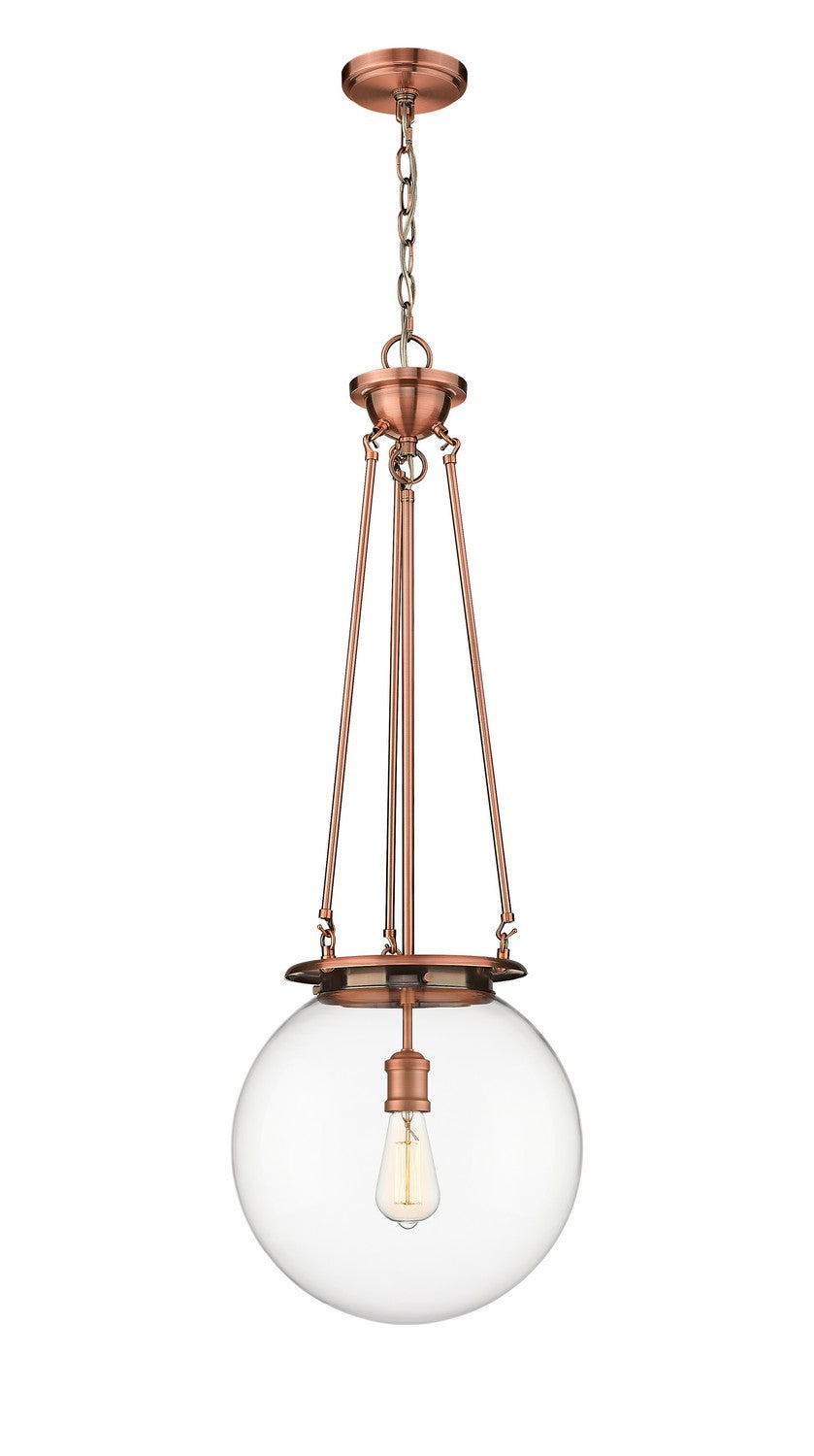 Innovations Essex 221-1P-AC-G202-14 Pendant Light - Antique Copper