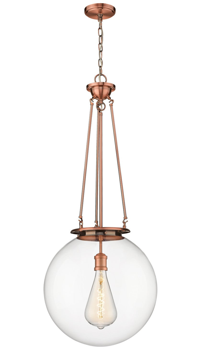Innovations Essex 221-1P-AC-G202-18 Pendant Light - Antique Copper