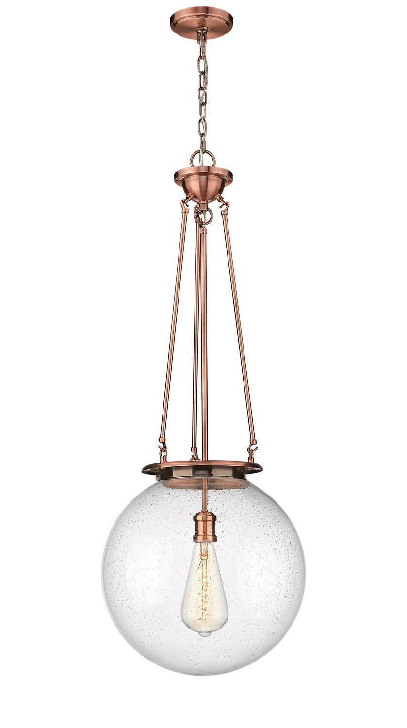 Innovations Essex 221-1P-AC-G204-16 Pendant Light - Antique Copper
