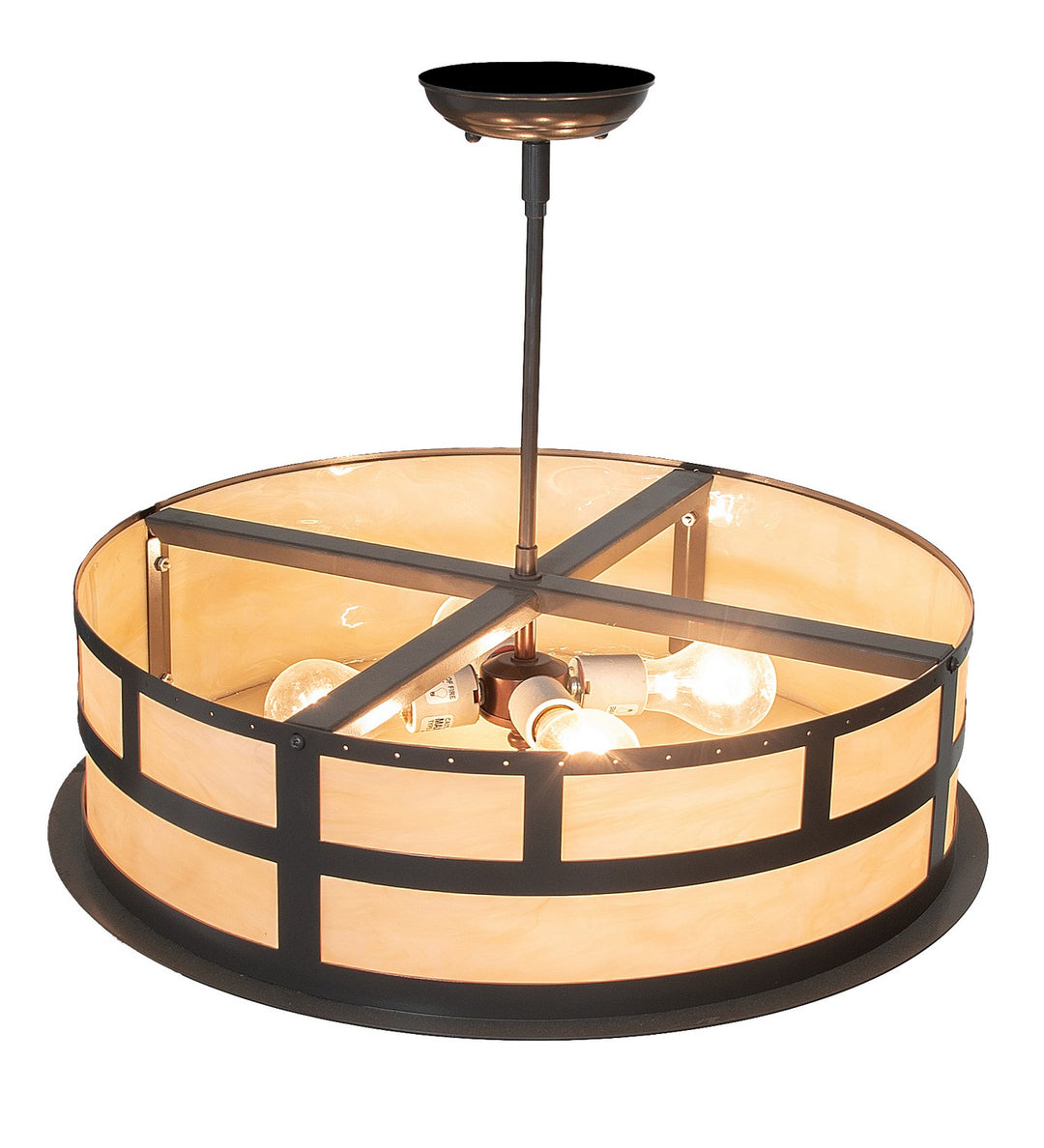 Meyda Tiffany Smythe 257669 Ceiling Light - Timeless Bronze