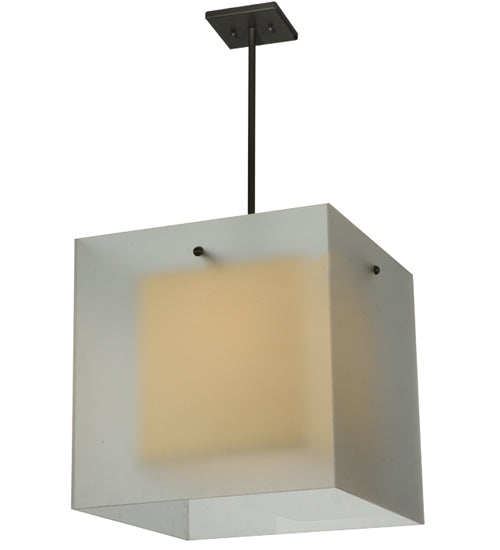 Meyda Tiffany Quadrato 130764 Pendant Light - Timeless Bronze