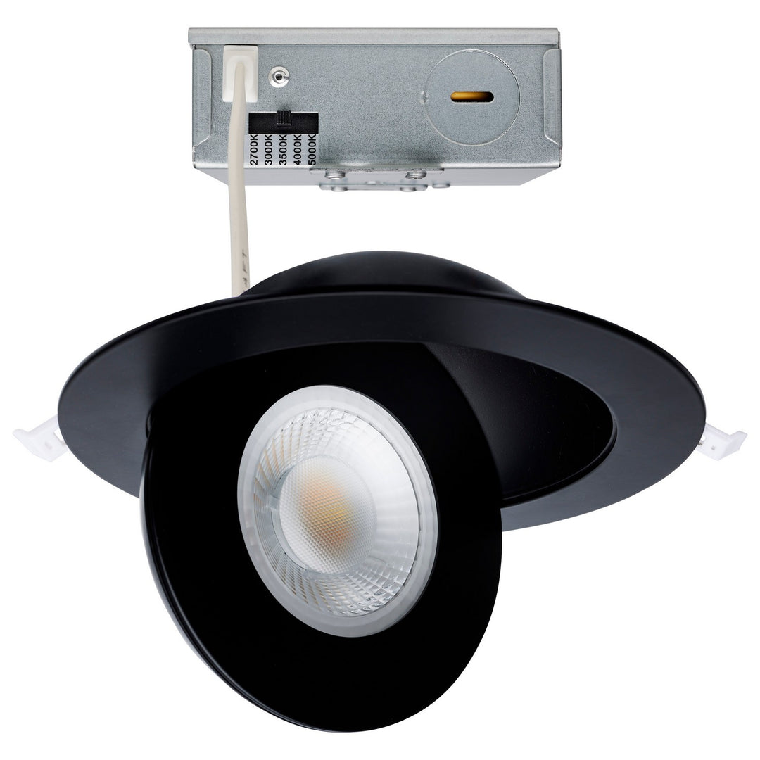 Satco Lighting S11862   Recessed Light Black