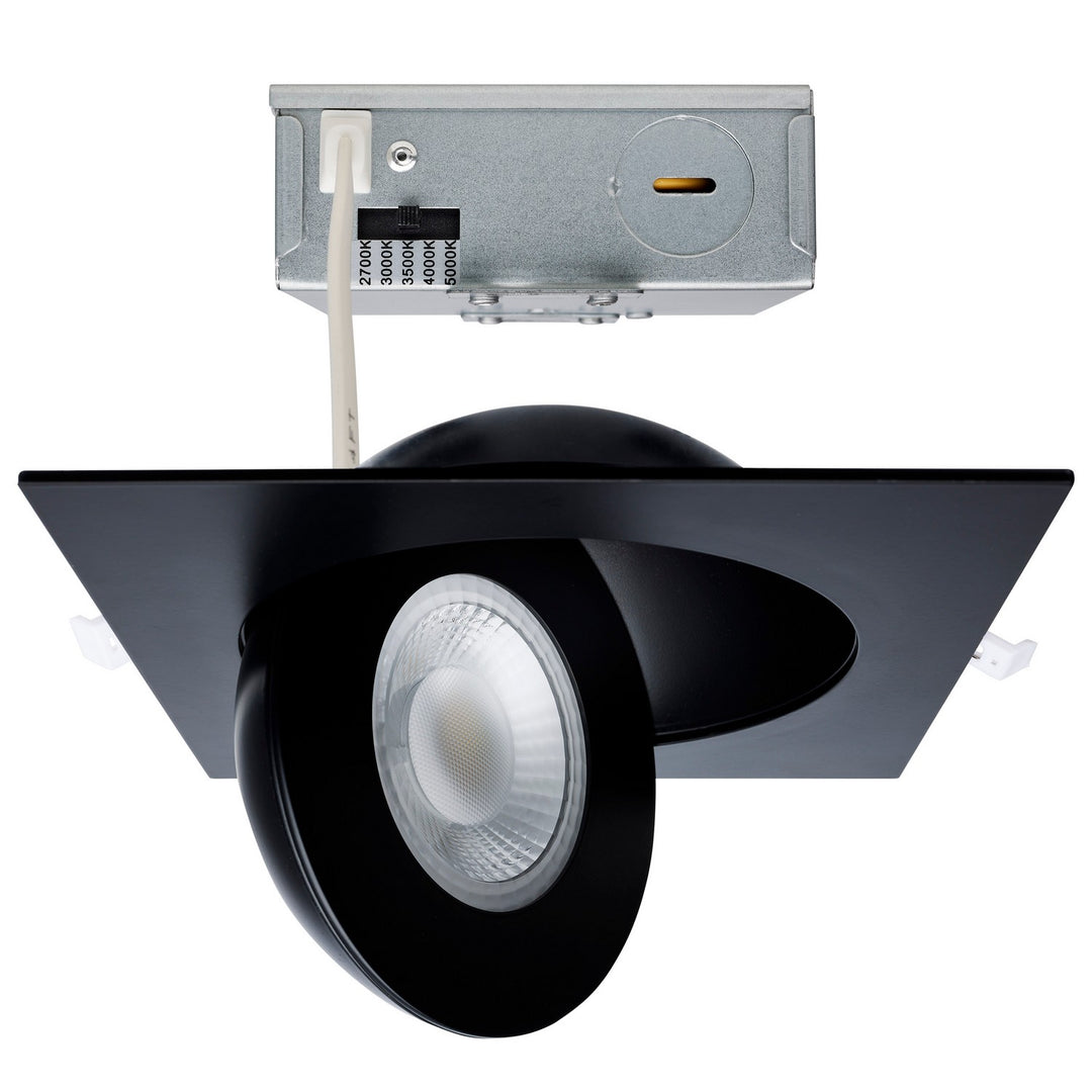 Satco Lighting S11863   Recessed Light Black
