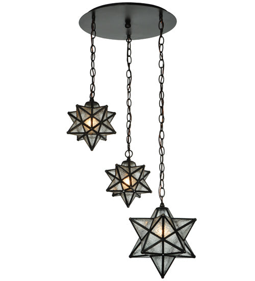 Meyda Tiffany Moravian Star 130969 Pendant Light - Oil Rubbed Bronze
