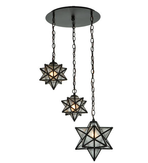 Meyda Tiffany Moravian Star 130969 Pendant Light - Oil Rubbed Bronze