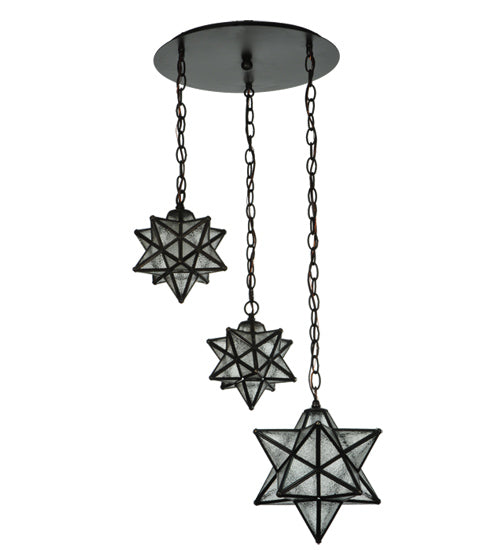Meyda Tiffany Moravian Star 130969 Pendant Light - Oil Rubbed Bronze