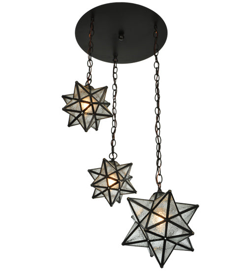 Meyda Tiffany Moravian Star 130969 Pendant Light - Oil Rubbed Bronze