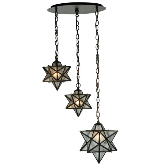 Meyda Tiffany Moravian Star 130969 Pendant Light - Oil Rubbed Bronze