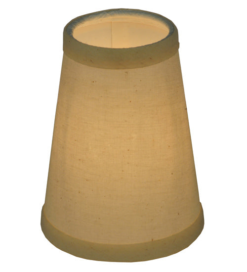 Meyda Tiffany Lighting 130998 Natural Linen Shade Lamp Shade Bronze / Dark