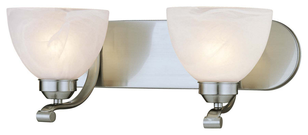 Minka-Lavery Paradox 5422-84 Bath Vanity Light 18 in. wide - Brushed Nickel