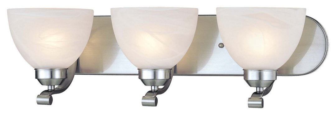 Minka-Lavery Paradox 5423-84 Bath Vanity Light 24 in. wide - Brushed Nickel