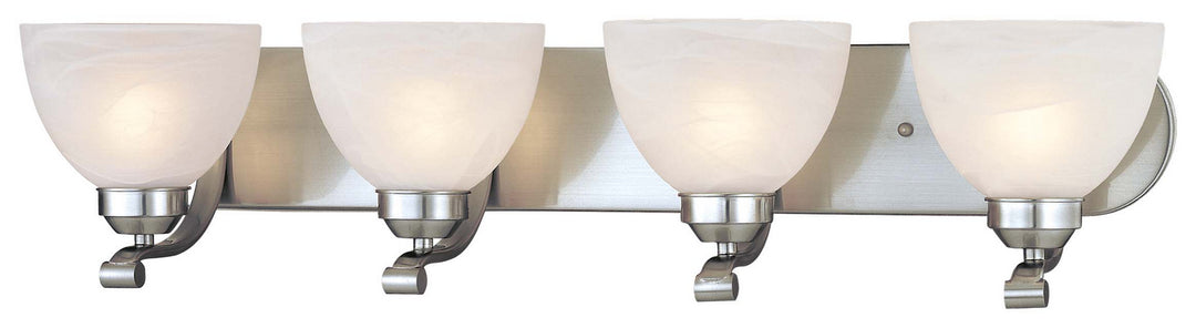 Minka-Lavery Paradox 5424-84 Bath Vanity Light 30 in. wide - Brushed Nickel