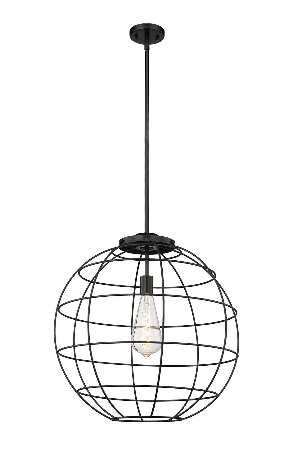 Innovations Essex 221-1S-BK-CE-22-BK Pendant Light - Matte Black