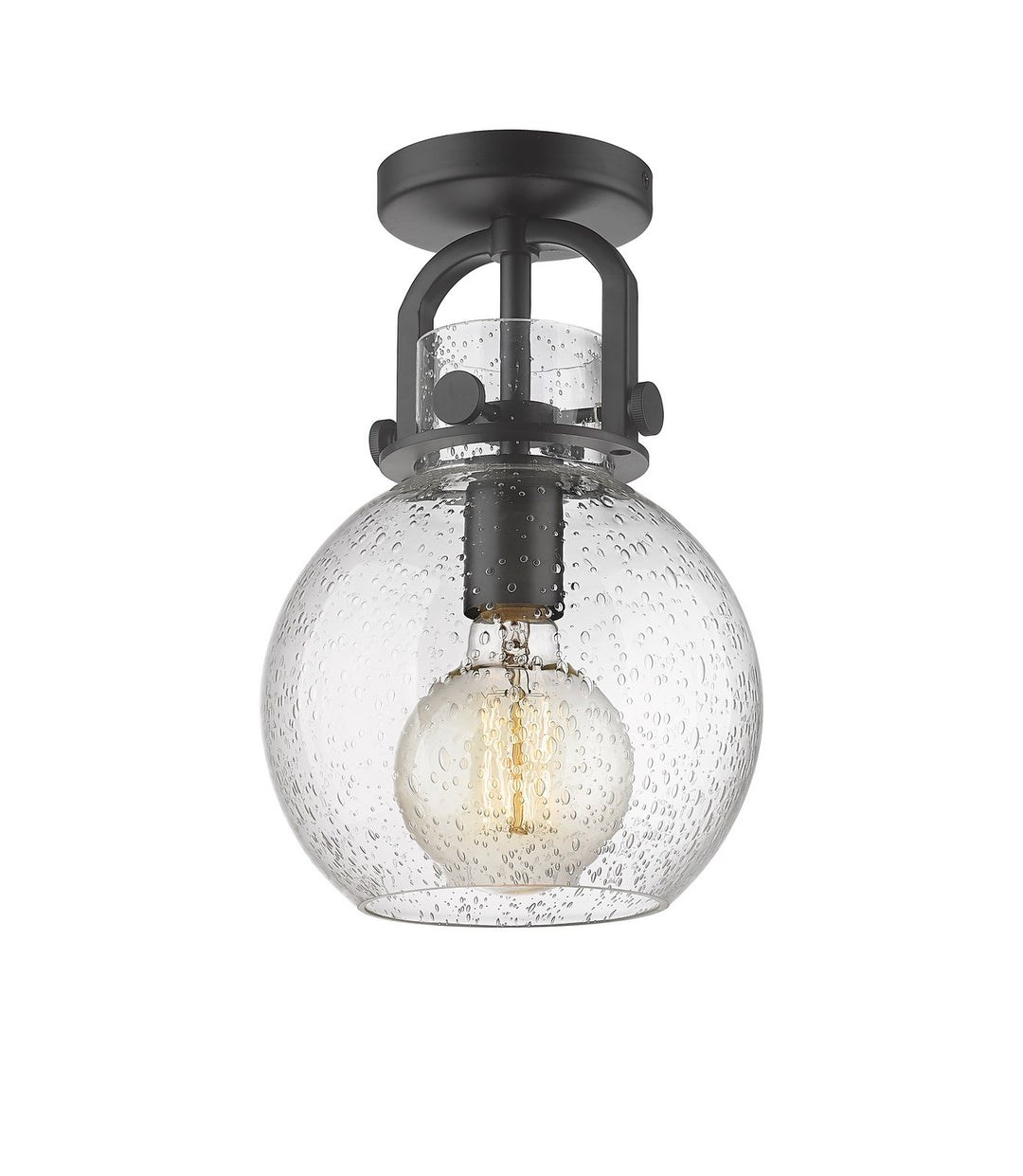Innovations Downtown Urban 410-1F-BK-G410-8SDY Ceiling Light - Matte Black