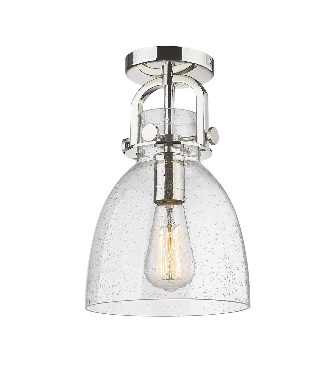 Innovations Downtown Urban 410-1F-PN-G412-8SDY Ceiling Light - Polished Nickel